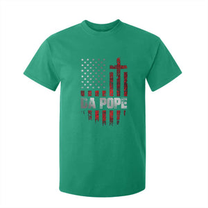 Da Pope Leo XIV T Shirt For Kid From America Chicago America US Flag TS10 Irish Green Print Your Wear