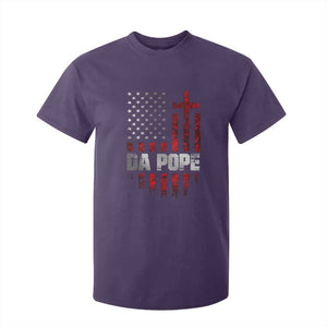 Da Pope Leo XIV T Shirt For Kid From America Chicago America US Flag TS10 Purple Print Your Wear