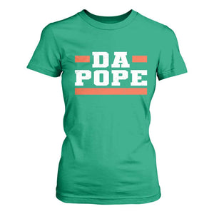 Da Pope Leo XIV T Shirt For Women From America Chicago TS10 Irish Green Print Your Wear