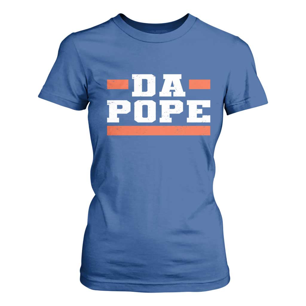 Da Pope Leo XIV T Shirt For Women From America Chicago TS10 Royal Blue Print Your Wear