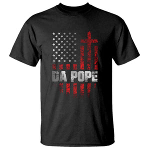 Da Pope Leo XIV T Shirt From America Chicago America US Flag TS10 Black Print Your Wear