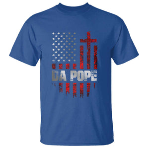 Da Pope Leo XIV T Shirt From America Chicago America US Flag TS10 Royal Blue Print Your Wear
