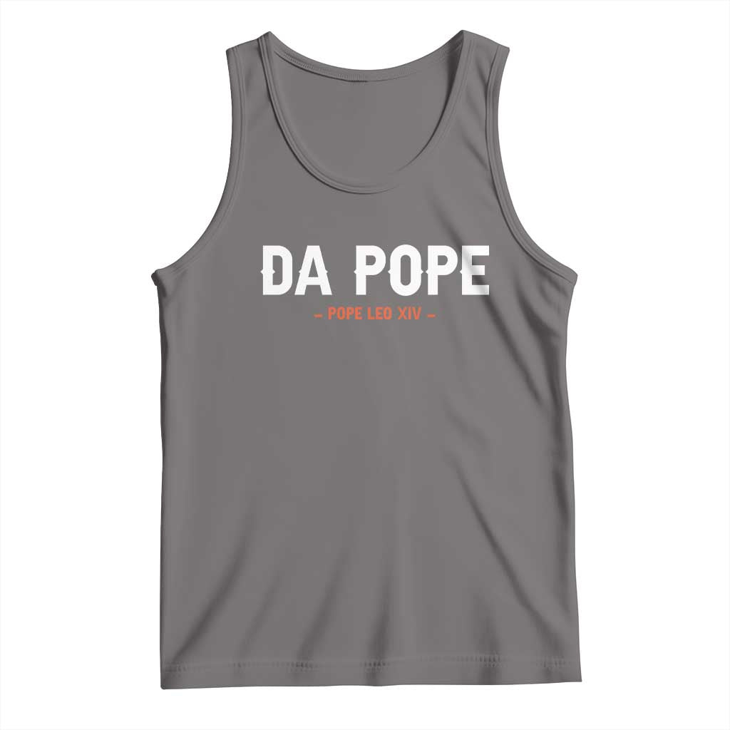 Da Pope Leo XIV Tank Top 267th Pope Catholic Chicago Pride TS02 Deep Heather Print Your Wear