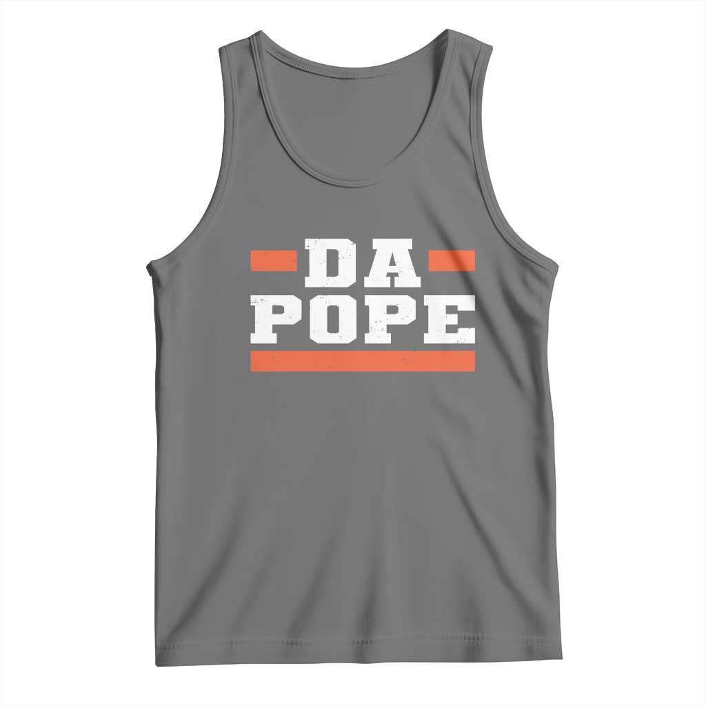 Da Pope Leo XIV Tank Top From America Chicago TS10 Black Heather Print Your Wear