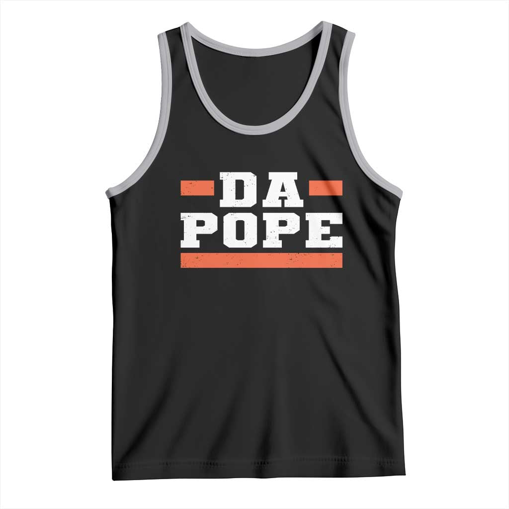 Da Pope Leo XIV Tank Top From America Chicago TS10 Black Athletic Heather Print Your Wear