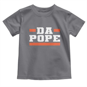 Da Pope Leo XIV Toddler T Shirt From America Chicago TS10 Charcoal Print Your Wear