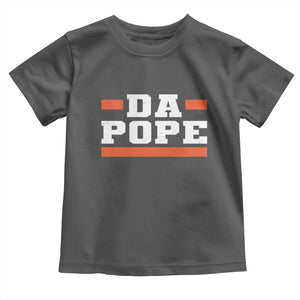 Da Pope Leo XIV Toddler T Shirt From America Chicago TS10 Dark Heather Print Your Wear