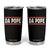 Da Pope Leo XIV Tumbler Cup Cardinal Robert Francis Prevost 267th Pope TS02 Black Print Your Wear