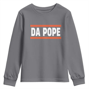 Da Pope Leo XIV Youth Sweatshirt Cardinal Robert Francis Prevost 267th Pope TS02 Charcoal Print Your Wear