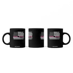 Dad Of Girl Est. 2025 Coffee Mug Father Girl To Be 2025 Daddy Fathers Day USA Flag TS10 Print Your Wear