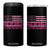 Dad Of Girls 4 in 1 Can Cooler Tumbler Funny Girl Dads Pink Camo American Flag TS10 One Size: 16 oz Black Print Your Wear