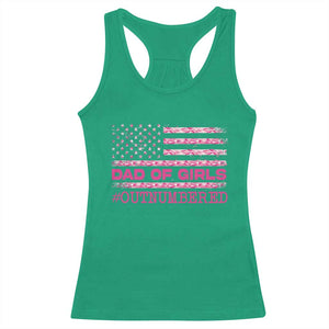 Dad Of Girls Racerback Tank Top Funny Girl Dads Pink Camo American Flag TS10 Irish Green Print Your Wear
