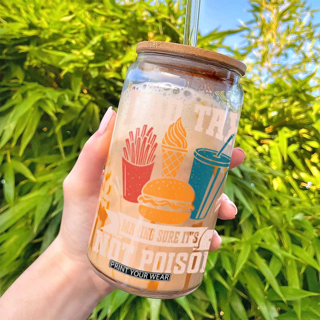 Dad Tax Glass Can Making Sure It's Not Poison Fathers Day Gifts TS10 Print Your Wear