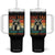 Dad Tax Raccoon Tumbler With Handle Making Sure It's Not Poison Funny Father's Day TS10 One Size: 40 oz Black Print Your Wear