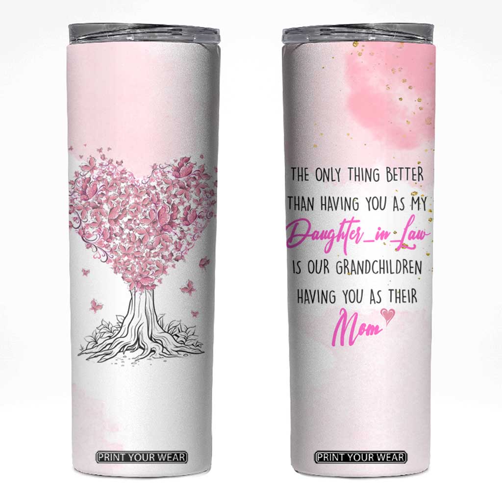 Daughter-In-Law Skinny Tumbler Only Thing Better Than Having You as My Daughter-in-Law TB10 Purple Print Your Wear