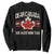 Dear Canada We Hate Him Too Sweatshirt Vintage Maple Leaf TS11 Black Print Your Wear