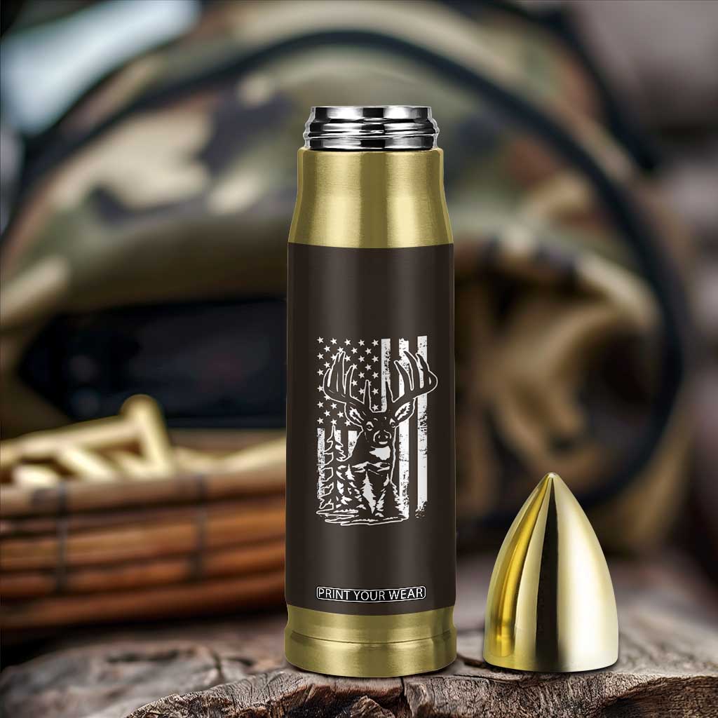 Deer Hunters Bullet Tumbler Best Buckin' Dad Ever Funny Fathers Day Christmas Gifts for Dad TB10 Print Your Wear