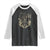 Deer Hunting American Flag Raglan Shirt TS10 Black White Print Your Wear