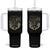Deer Hunting American Flag Tumbler With Handle TS10 One Size: 40 oz Black Print Your Wear