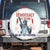Democracy Is Dying But Hey Nice Fireworks Statue of Liberty Spare Tire Cover Funny 4th Of July Retro TS02 No hole White Print Your Wear