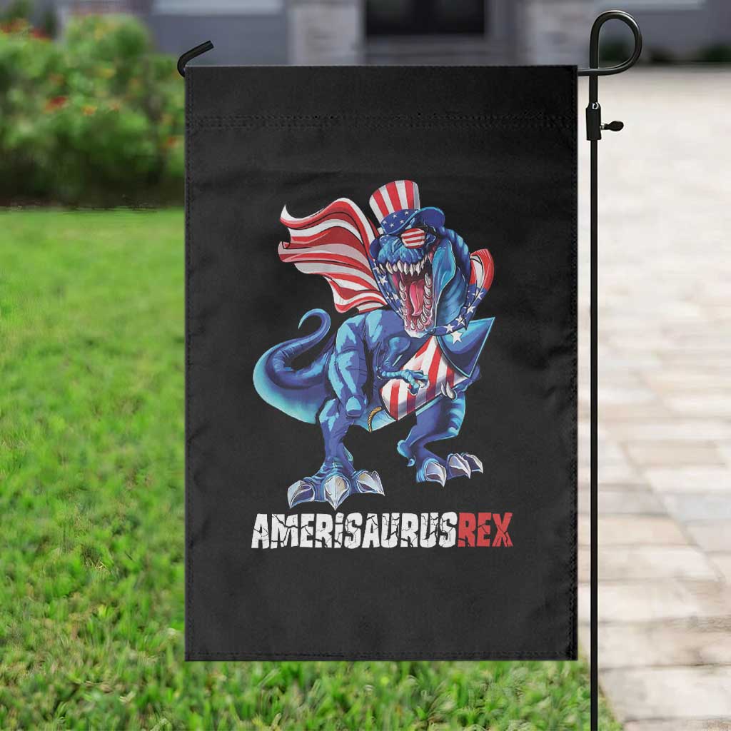 Dinosaur 4th of July Garden Flag Funny Boys Kids Patriotic TS10 Print Your Wear