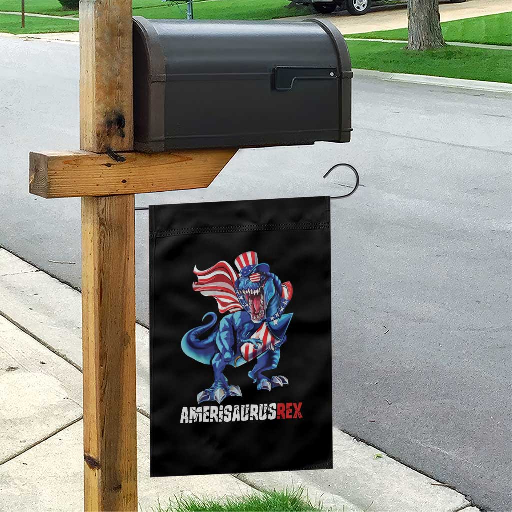 Dinosaur 4th of July Garden Flag Funny Boys Kids Patriotic TS10 Print Your Wear