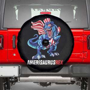 Dinosaur 4th of July Spare Tire Cover Funny Boys Kids Patriotic TS10 Black Print Your Wear
