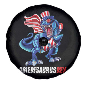 Dinosaur 4th of July Spare Tire Cover Funny Boys Kids Patriotic TS10 Print Your Wear