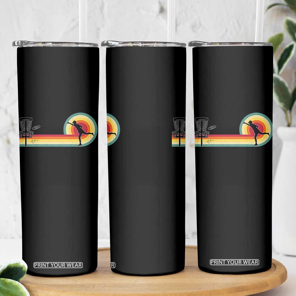 Disc Golf Retro Skinny Tumbler Vintage Frisbee Golf Player TS10 Print Your Wear