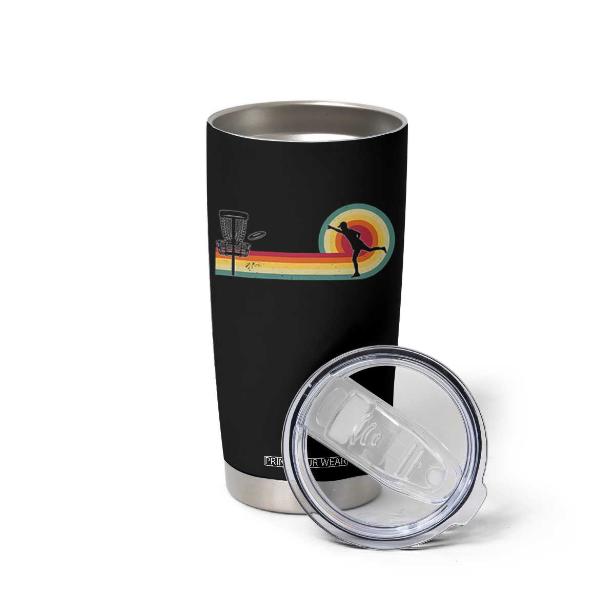 Disc Golf Retro Tumbler Cup Vintage Frisbee Golf Player TS10 Print Your Wear