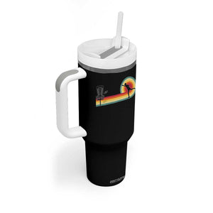 Disc Golf Retro Tumbler With Handle Vintage Frisbee Golf Player TS10 Print Your Wear