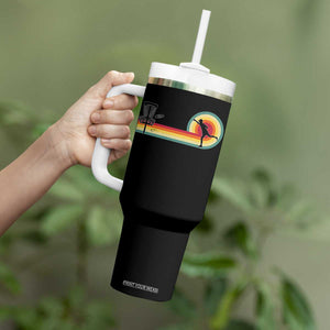 Disc Golf Retro Tumbler With Handle Vintage Frisbee Golf Player TS10 Print Your Wear