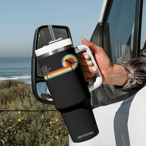 Disc Golf Retro Tumbler With Handle Vintage Frisbee Golf Player TS10 Print Your Wear