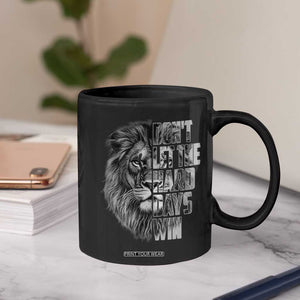 Don't Let the Hard Days Win Coffee Mug Lion Power Mental Health Warrior TS09 Print Your Wear