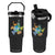 Earth Day Save Our Planet Flip Straw Tumbler Cute Dinosaurs Around World TS11 One Size: 30 oz Black Print Your Wear