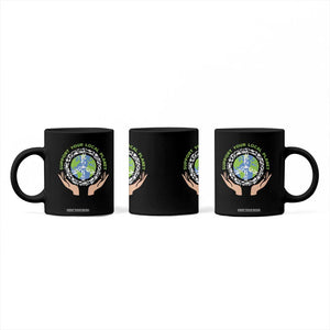Earth Day Support Your Local Planet Coffee Mug Peace Sign Animals TS11 Print Your Wear