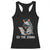 Ed the Zebra Meme Racerback Tank Top Funny Viral Animal Escape Internet Humor Fans TS02 Black Print Your Wear