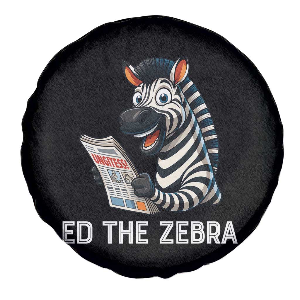 Ed the Zebra Meme Spare Tire Cover Funny Viral Animal Escape Internet Humor Fans TS02 Print Your Wear