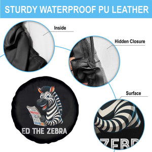 Ed the Zebra Meme Spare Tire Cover Funny Viral Animal Escape Internet Humor Fans TS02 Print Your Wear