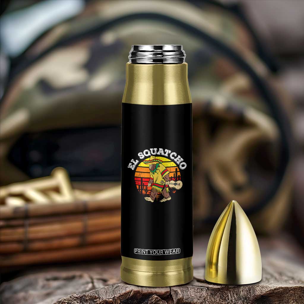El Squatcho Bigfoot Bullet Tumbler Mexican Sasquatch Cinco De Mayo TS10 Print Your Wear