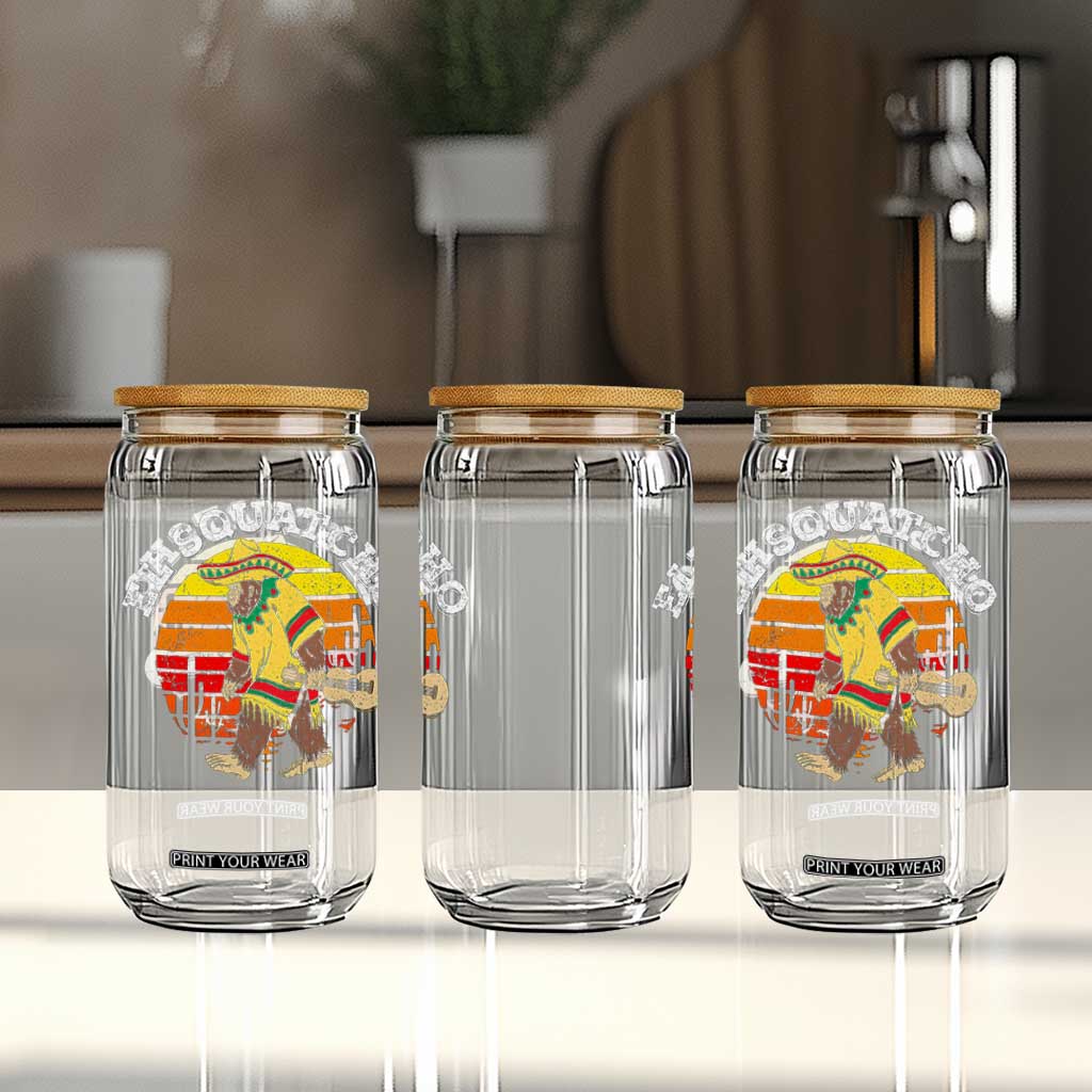 El Squatcho Bigfoot Glass Can Mexican Sasquatch Cinco De Mayo TS10 Print Your Wear