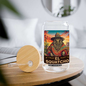 El Squatcho Bigfoot Glass Can Mexican Sasquatch Lovers Cinco De Mayo TS10 Print Your Wear