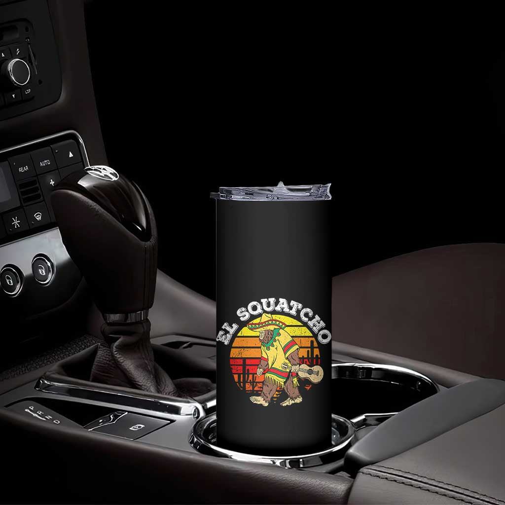 El Squatcho Bigfoot Skinny Tumbler Mexican Sasquatch Cinco De Mayo TS10 Print Your Wear
