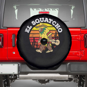 El Squatcho Bigfoot Spare Tire Cover Mexican Sasquatch Cinco De Mayo TS10 Black Print Your Wear