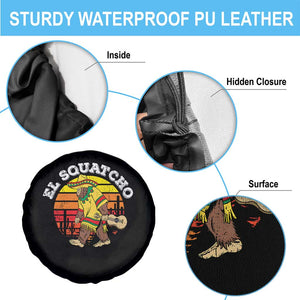 El Squatcho Bigfoot Spare Tire Cover Mexican Sasquatch Cinco De Mayo TS10 Print Your Wear