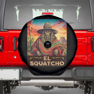 El Squatcho Bigfoot Spare Tire Cover Mexican Sasquatch Lovers Cinco De Mayo TS10 Black Print Your Wear