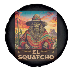 El Squatcho Bigfoot Spare Tire Cover Mexican Sasquatch Lovers Cinco De Mayo TS10 Print Your Wear