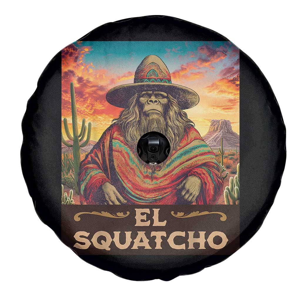 El Squatcho Bigfoot Spare Tire Cover Mexican Sasquatch Lovers Cinco De Mayo TS10 Print Your Wear