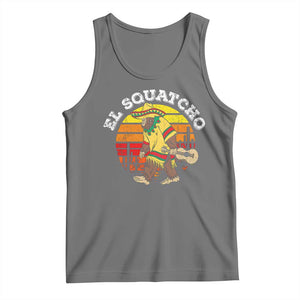 El Squatcho Bigfoot Tank Top Mexican Sasquatch Cinco De Mayo TS10 Black Heather Print Your Wear