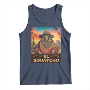 El Squatcho Bigfoot Tank Top Mexican Sasquatch Lovers Cinco De Mayo TS10 Navy Print Your Wear